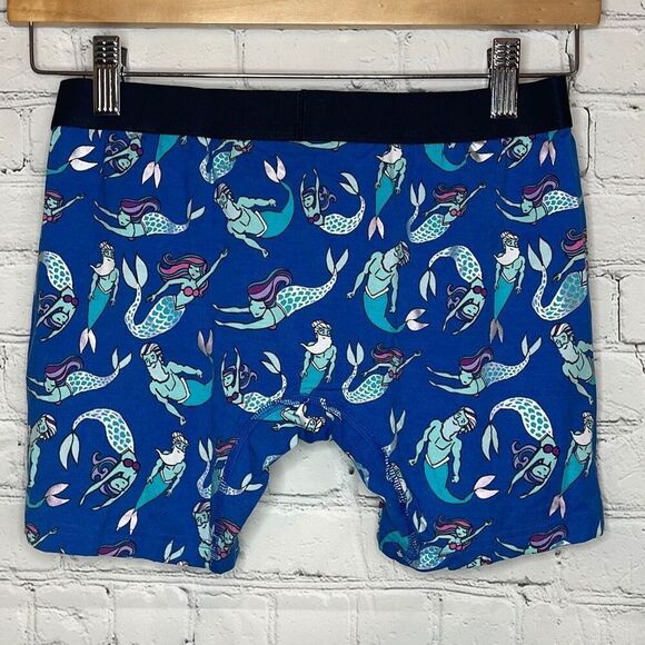 MeUndies Men’s Merman Mermaid Blue Boxer Briefs size Medium New no tag - Picture 3 of 4